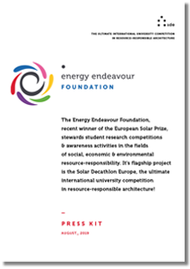 Energy Endevour Foundation press kit